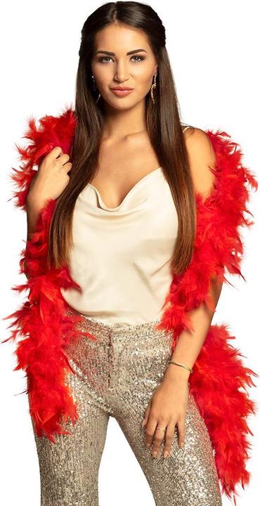 Image du produit Boland Benelux Boa de plumes 180cm rouge 50g
