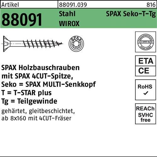 Energy Label Spax Wood construction screws (50 Screws per piece)