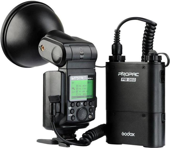 Image du produit Godox Wistro AD360II-N KIt avec PB960 Nikon (Flash à monter, Nikon)