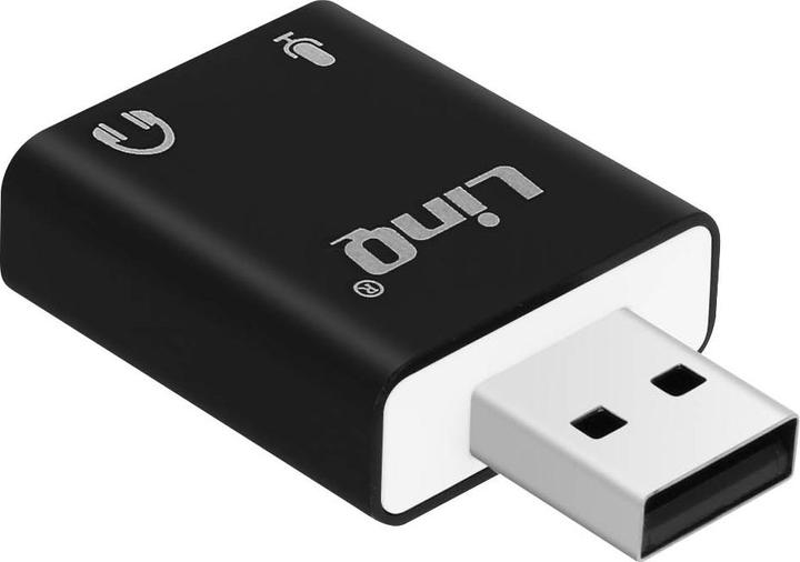 Produktbild LinQ Externe USB 3.5mm Klinken-Soundkarte (USB 2.0)