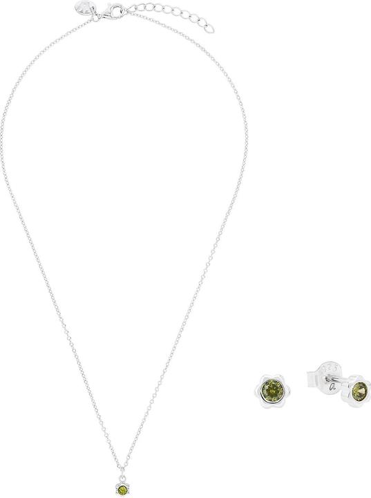 Actual product image Prinzessin Lillifee Multisets für Mädchen, 925 Sterling Silber, Zirkonia synth. | Geburtsstein (Silver 925)