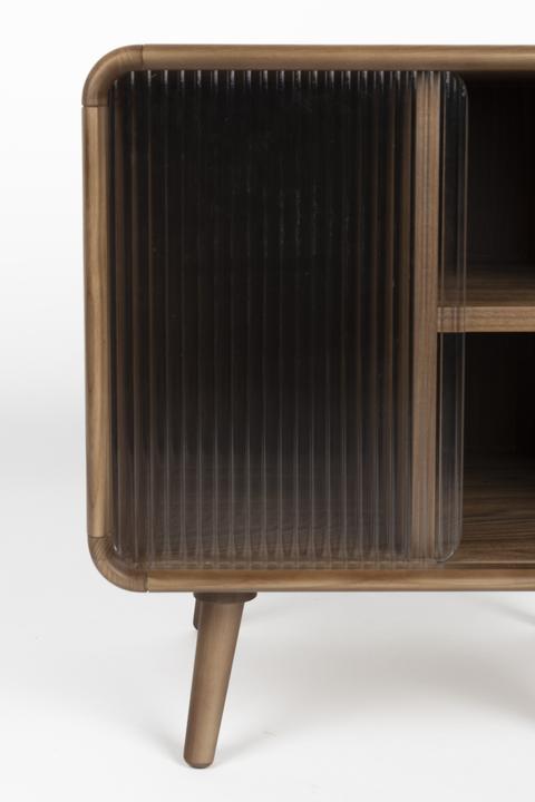 Actual product image Zuiver Side Table / Bed Stand Rise Walnut (50 x 50 x 55 cm)