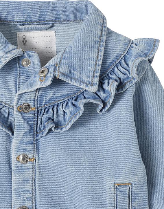 Image du produit Vertbaudet Baby Jeansjacke mit Volants Oeko-Tex (86)