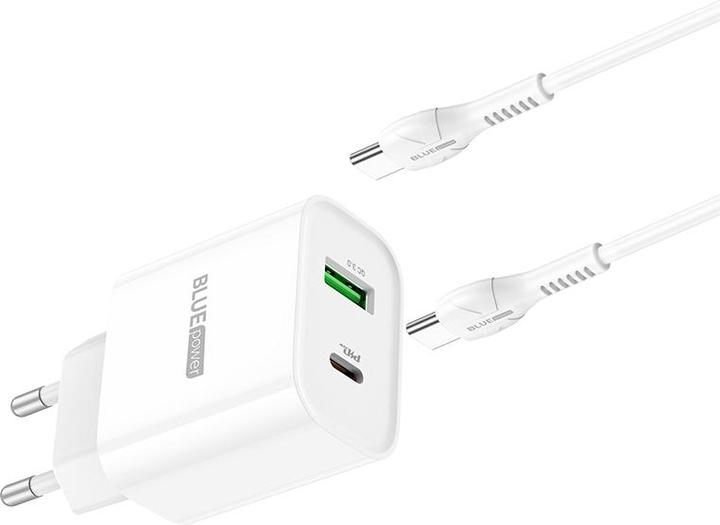 Actual product image Blue Power BCC80A Rapido, PD QC3 20W with USB-C cable (20 W)