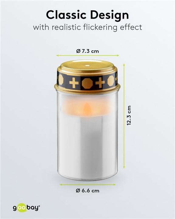Productafbeelding Goobay LED grafverlichting, wit (1 x)