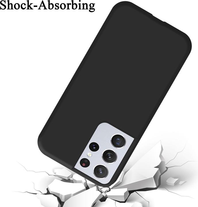 Actual product image Cadorabo TPU Liquid Silicone Case Cover (Samsung Galaxy S21 Ultra)