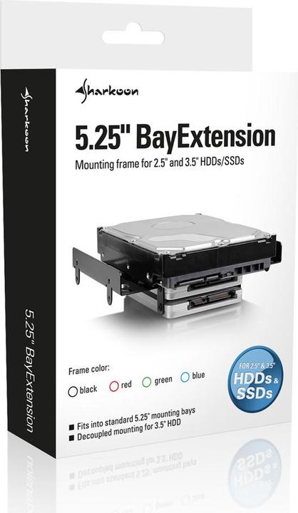 Actual product image Sharkoon BayExtension