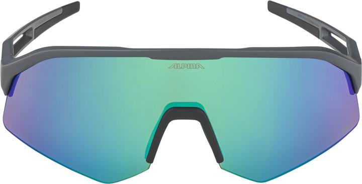 Immagine prodotto ALPINA SPORTS Sonic Hr Q-Lite (Grigio notte opaco, Verde Specchio)