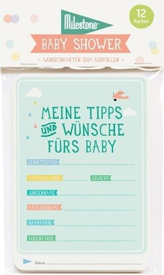 Image du produit Milestone Cartes de voeux Baby Shower