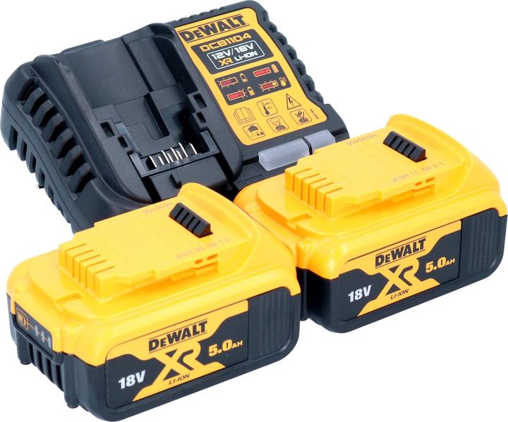 Produktbild DeWalt DCS 573 P2 Akku Handkreissäge 18 V 190 x 30 mm Brushless + 2x Akku 5,0 Ah + Ladegerät