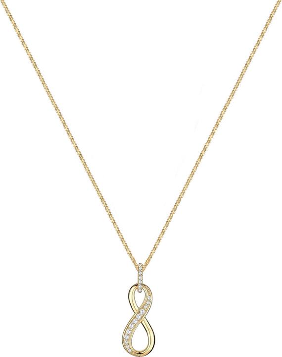 Produktbild Elli Halskette Infinity For Ever Symbol Zirkonia 925 Silber (Zirkonia, 925er Sterling Silber, 45 cm)
