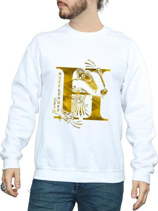 Actual product image Mens Hufflepuff Badger Sweatshirt (M)