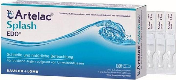 Actual product image Bausch + Lomb Artelac Splash EDO Augentropfen 30x0.50 ml (0.50 ml, Artelac Splash EDO eye drops 30x0.50 ml)