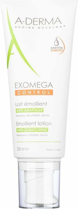 Actual product image A-Derma Exomega Control Emollient Lotion (200 ml)