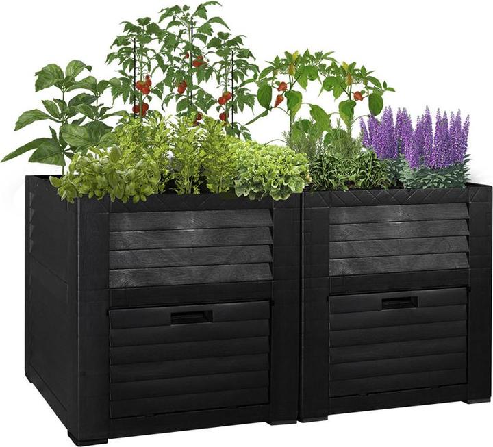 Image du produit Fs-Star Garten Hochbeet 400 Liter, mit Staufächer
