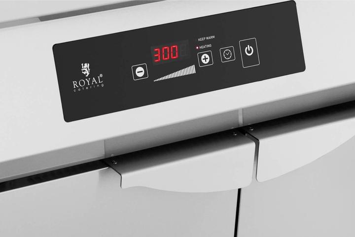 Produktbild Royal Catering Induktionsgrill Grillplatte 10000 W glatt 180 min Timer 80 - 300 °C Stauraum