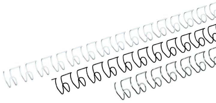 Actual product image GBC Binding wire, 8 mm, 21 rings, black