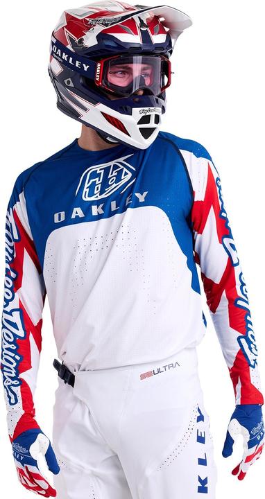 Produktbild Troy Lee Designs SE Ultra Jersey, TLD x Oakley Vision, white/blue, M (M)