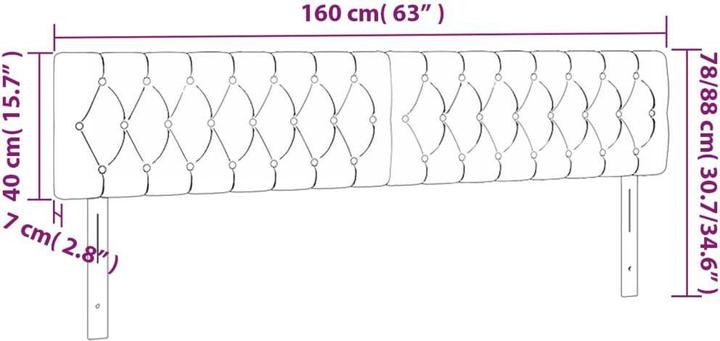 Immagine prodotto VidaXL Poppy (160 x 7 x 88 cm)