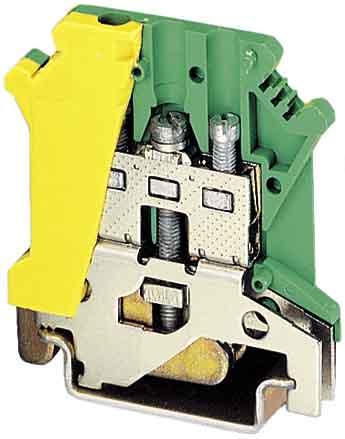 Image du produit Phoenix Contact Borne de terre USLKG 4 Vert-Jaune 50 pcs.