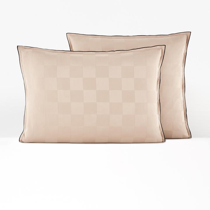 Actual product image La Redoute Interieurs Victor Damier (Pillowcase, 65 x 100 cm)