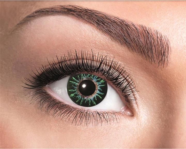 Actual product image Zoelibat Contact lenses 3 tone green (Green)