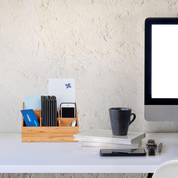 Immagine prodotto Relaxdays Organizer Scrivania 6 Scomparti