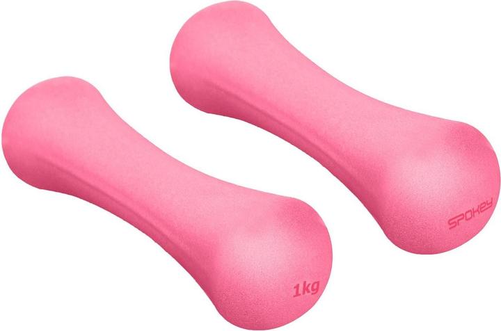 Actual product image Spokey Dumbbell Set Bone, 1 kg, Pink (2 x 1 kg)