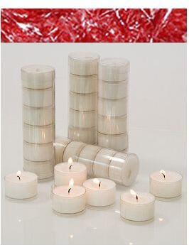 Image du produit Herzog Kerzen Bougies à réchaud Kristallo Ø 4 cm 9 pièces, Rubis (9 pcs)
