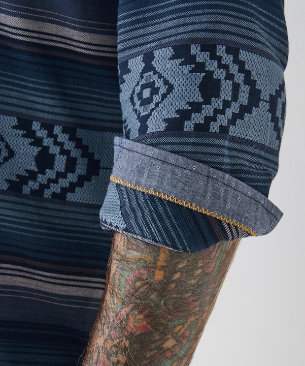 Actual product image Joe Browns Aztec Stripe Long Sleeve Shirt (XXL)