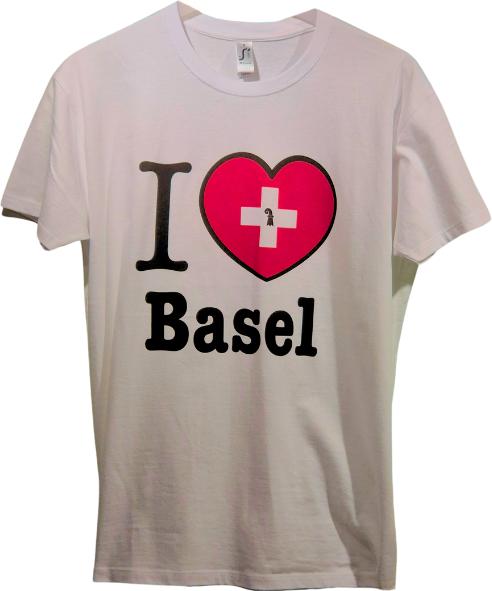 Produktbild CreaDiva T-Shirt "I like Basel" weiss, Grösse L (L)