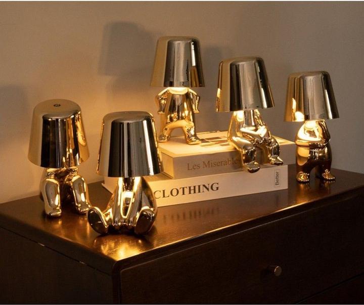 Produktbild OEM Lights for outdoor use Table lamp bedside GOLD MAN Art Deco seat (version 7) MLTL