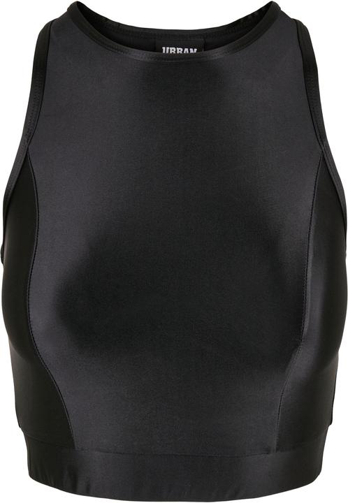 Urban Classics Ladies Cropped Shiny Top (XS)