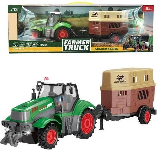 Produktbild Askato Traktor mit Anhänger für den Transport von Pferden R/C