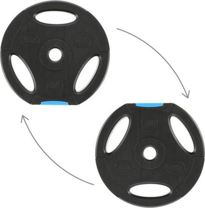 Produktbild One Straight barbell with interchangeable weights GSPO40 (17-57-027) composite plates 42 kg Black (2 x 20 kg)