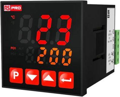 Actual product image Rs Pro PID temperature controller panel mount, 3 x relay, solid state relay output/ TC, RTD input, 100