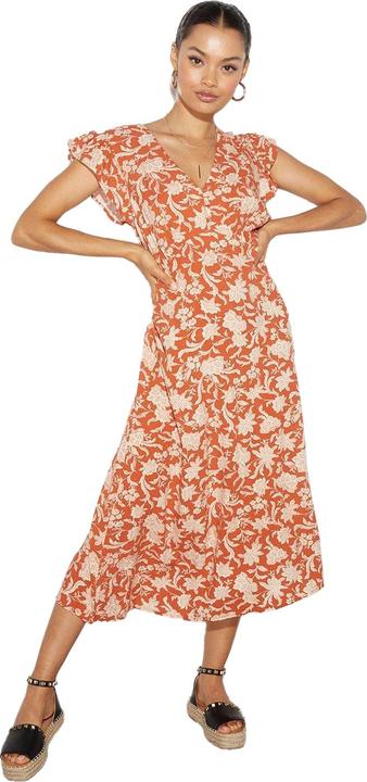 Produktbild Dorothy Perkins Midikleid Knopfhals Rüschen (32 D)