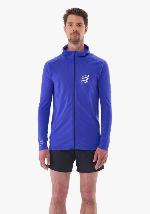 Compressport Sweat à capuche 3D Thermo Seamless Zip