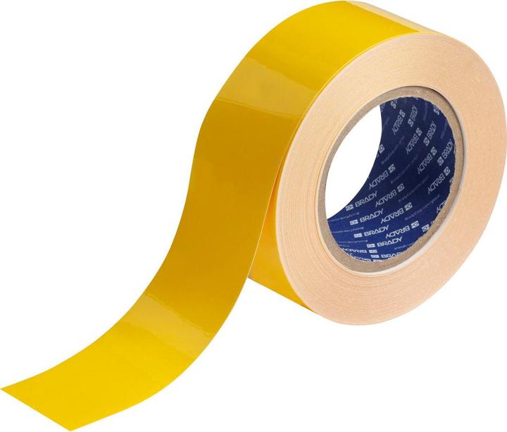 Produktbild Brady B-514, ToughStripe, Bodenmarkierbänder, Polyester, gelb, 50,8mm x 30m (50.80 mm)