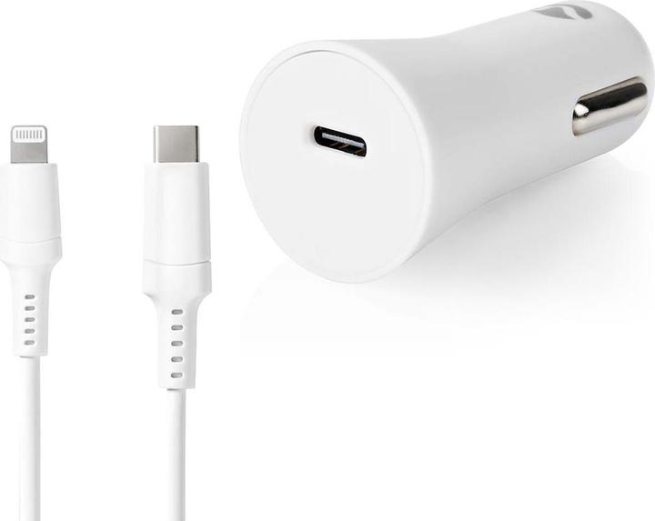 Actual product image Nedis Car charger | 20 W | 1.67 / 2.22 / 3.0 A | Number of outputs: 1 | Port type: USB-C™ | Lig