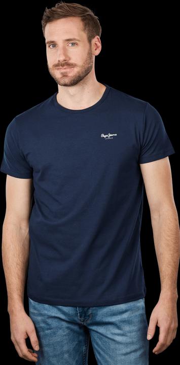 Pepe Jeans Original Basic T-Shirt Short Sleeve Navy