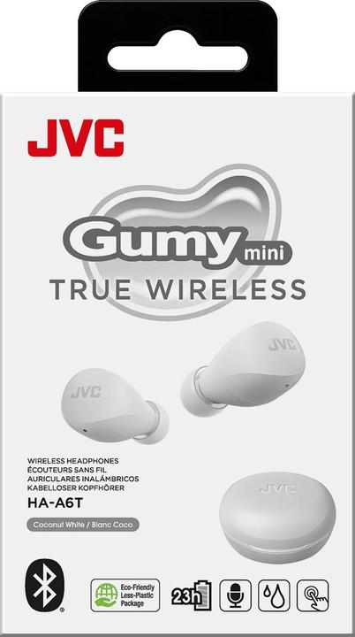 Produktbild JVC HA-A6T-W-U weiss Kopfhörer In Ear TWS 3,9g leicht (7.50 h, Kabellos)