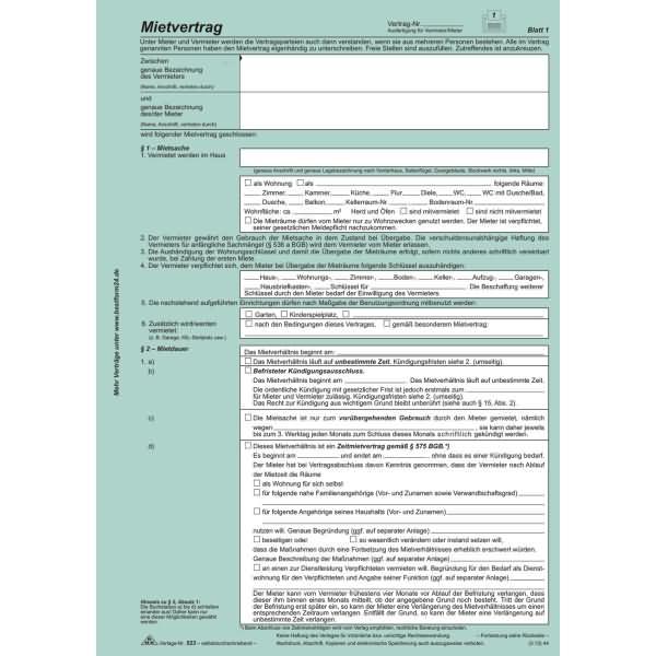 Immagine prodotto Rnk Modulo editore "Contratto di locazione universale per appartamenti". (4 x)
