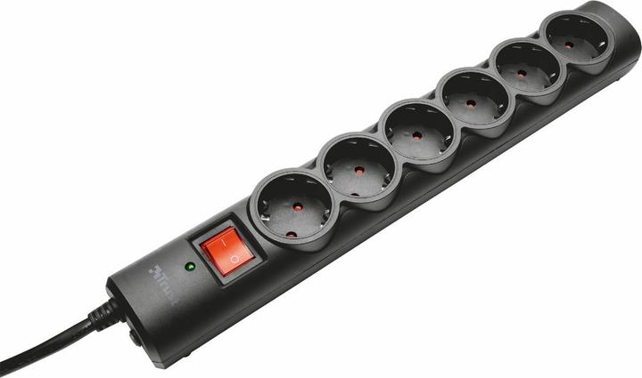 Image du produit Trust Surge Guard Protection contre les surtensions (6 x, CEE 7/3, 1.80 m)