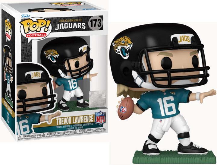 Immagine prodotto Funko NFL POP! Figura sportiva in vinile Jaguars - Trevor Lawrence 9 cm