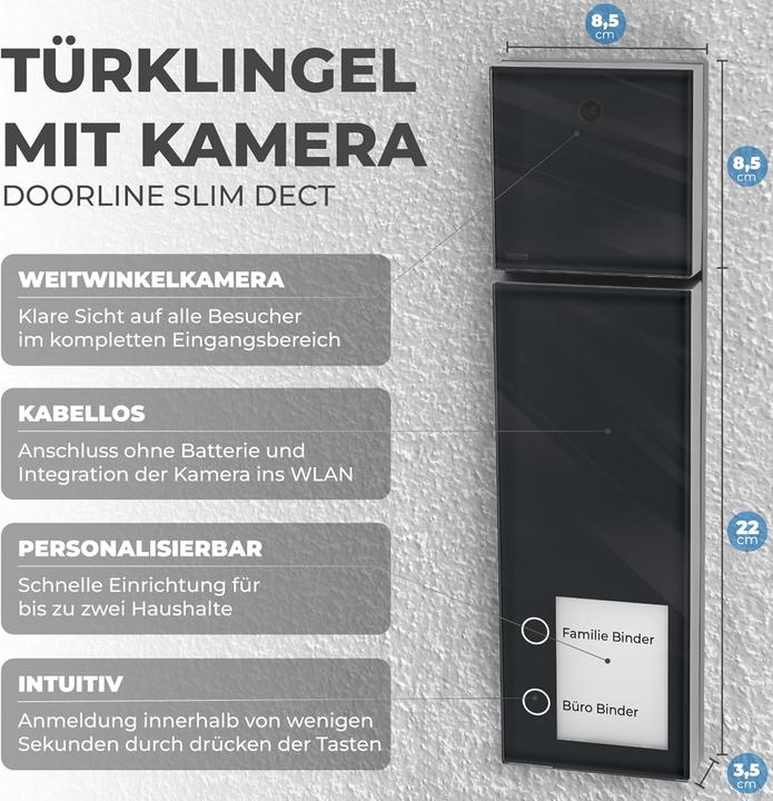 Produktbild Doorline 2-Familien-Video Türklingel