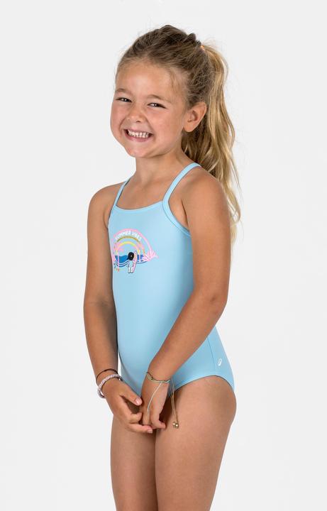 Immagine prodotto Olaian Badeanzug Surfen Mädchen Hanalei Summer Vibes hellblau (122)