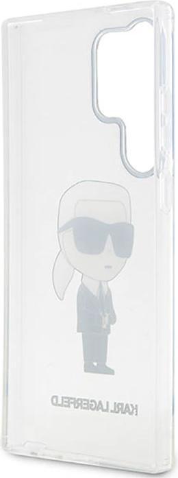 Actual product image Karl Lagerfeld KLHCS23LHNIKTCT S23 Ultra S918 transparent hardcase Ikonik (Samsung Galaxy S23 Ultra)