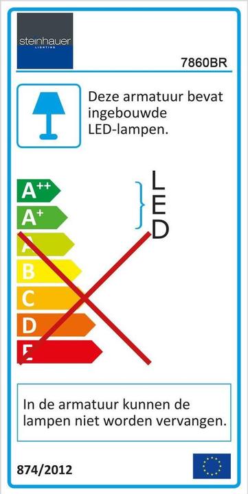 Energie-Label Steinhauer Zenith (2200 lm)