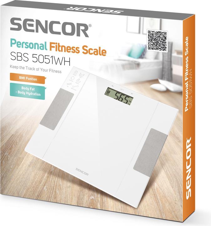 Actual product image Sencor BATHROOM SCALE SBS 5051WH (150 kg)